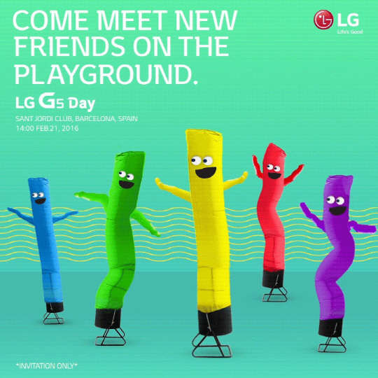 LG전자 'G5 데이' 초청장 <LG전자 제공>